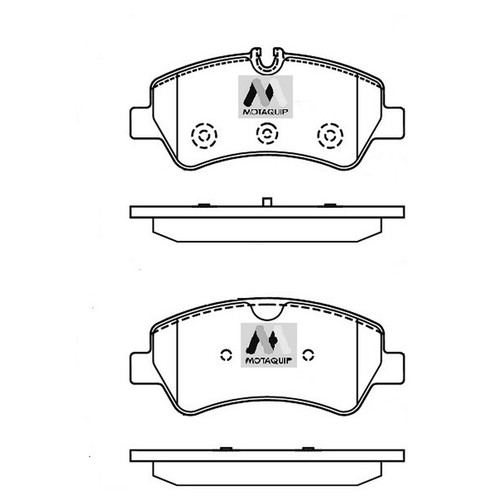 Brake pads set - pads, for
