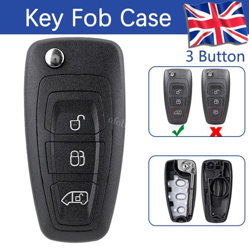 Button flip car key case - button, for