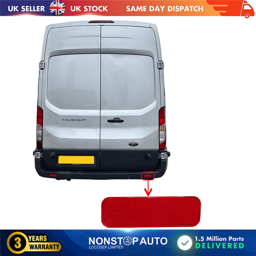 Rear bumper reflector right - rear,