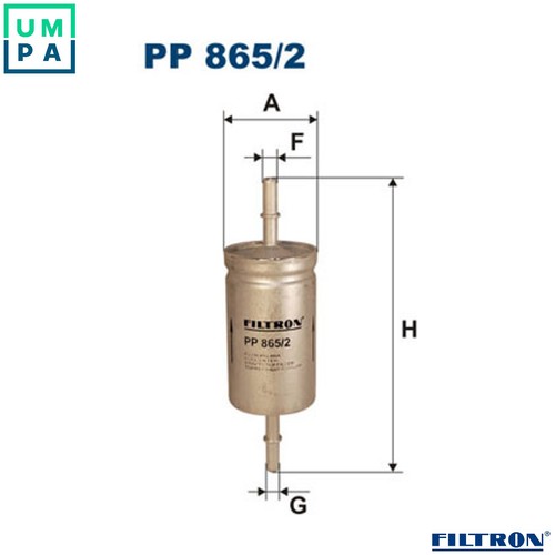 Fuel filter 865 for - pp,
