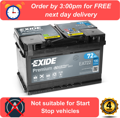 Ea722 exide premium car - ea722,