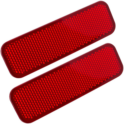 Rear bumper reflector left - rear,