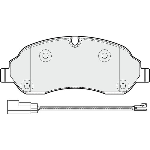Brake pads set for - set, ford