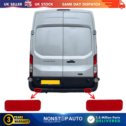 Rear bumper reflector left - 2x,