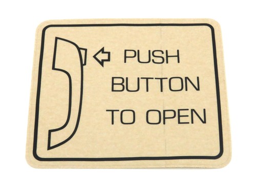Genuine new ford push - push, to