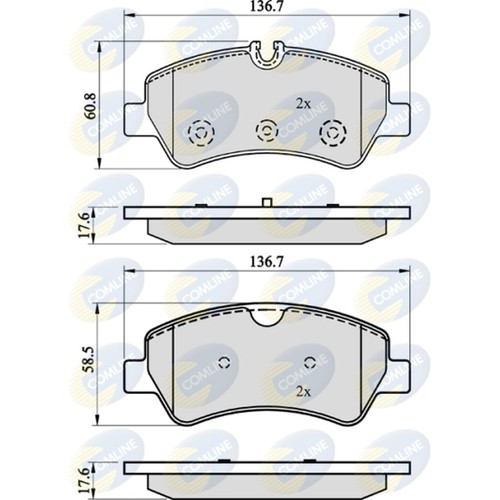Brake pads for - for, ford