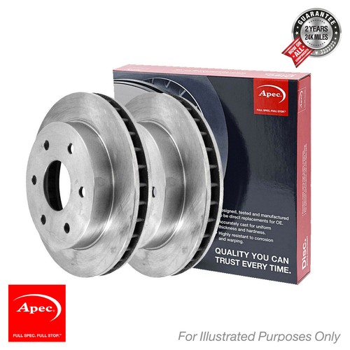 Brake discs vented for ford - 2x,