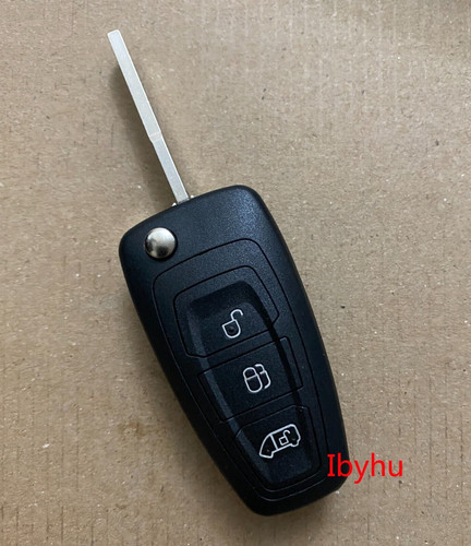 Button flip key case - case, for